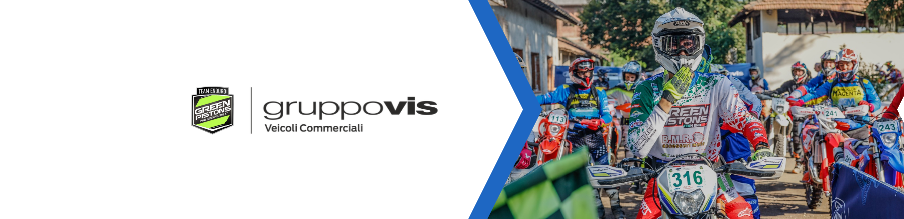 Gruppovis Banner Green Pistons 2026