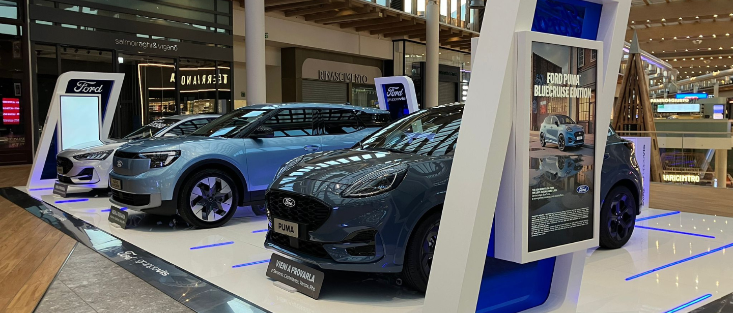 Banner Gamma Ford Al Centro Commerciale Di Arese Gruppovis Settembre 2026