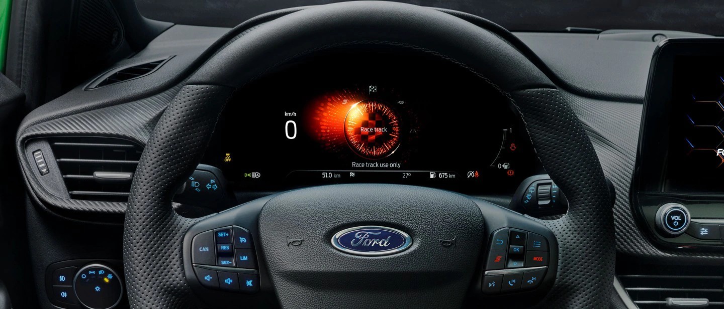 Ford Puma ST display