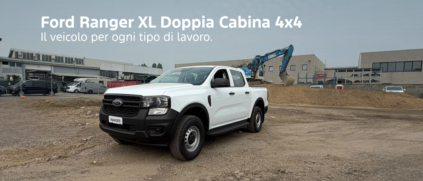 Ford Ranger XL Doppia Cabina 4X4 Il Veicolo Per Ogni Tipo Di Lavoro.