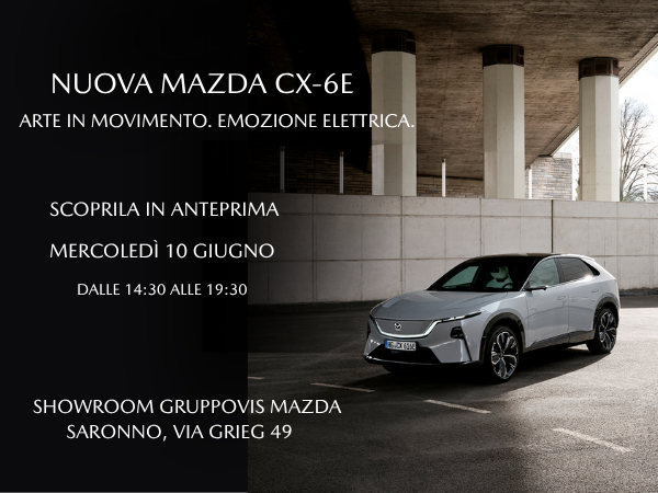Landing 600 X 450 Nuova Mazda Cx 6E In Salone