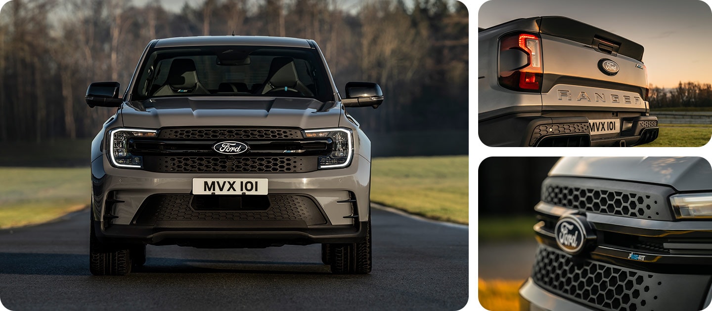 Ford Ranger MS-RT badge anteriore