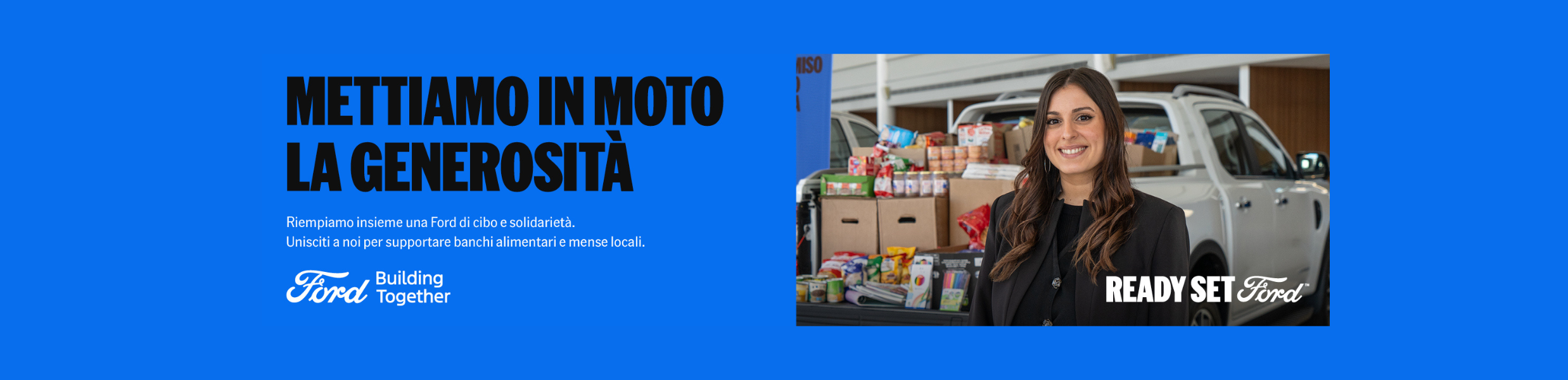 Gruppovis Banner Mettiamo In Moto La Generosità